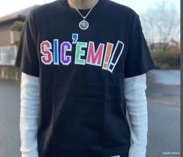 S Tee and  White Sic'em! Letter WTAPS ￥99 Black L Color XL M 21FW 0905